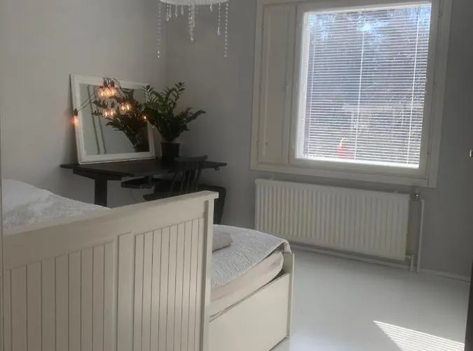 Omakotitalo Rauhallisella Sijainnilla Laehellae Keskustaa Maksuton Pysaekoeinti Ja Puusauna * 海门林纳